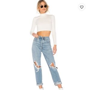 Privacy Please Ivory Crop Top